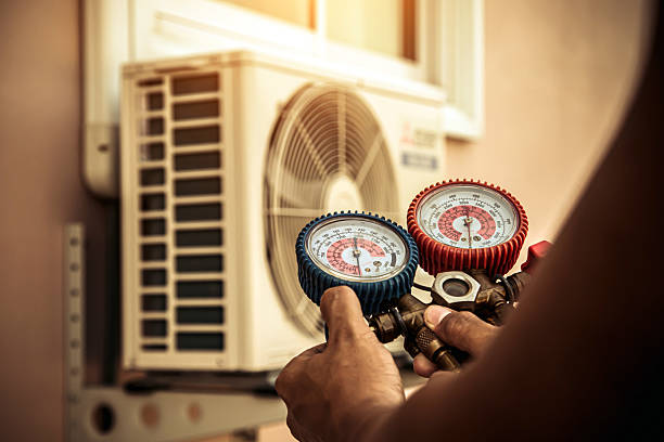 Professional Furnace Repair technician working in Hebron, OH